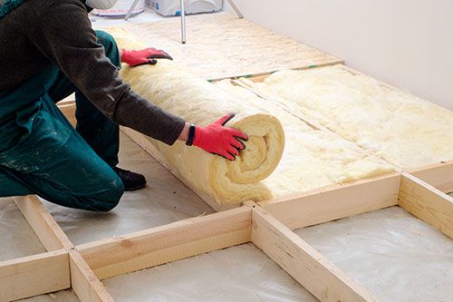 Travaux d'isolation du plancher